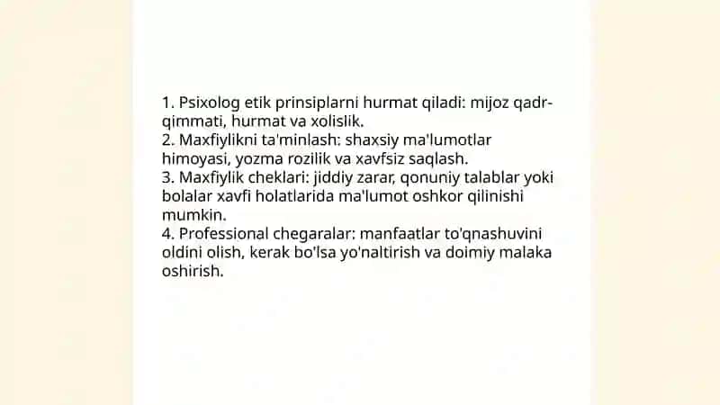 Psixologning kasbiy muhim sifatlari 4