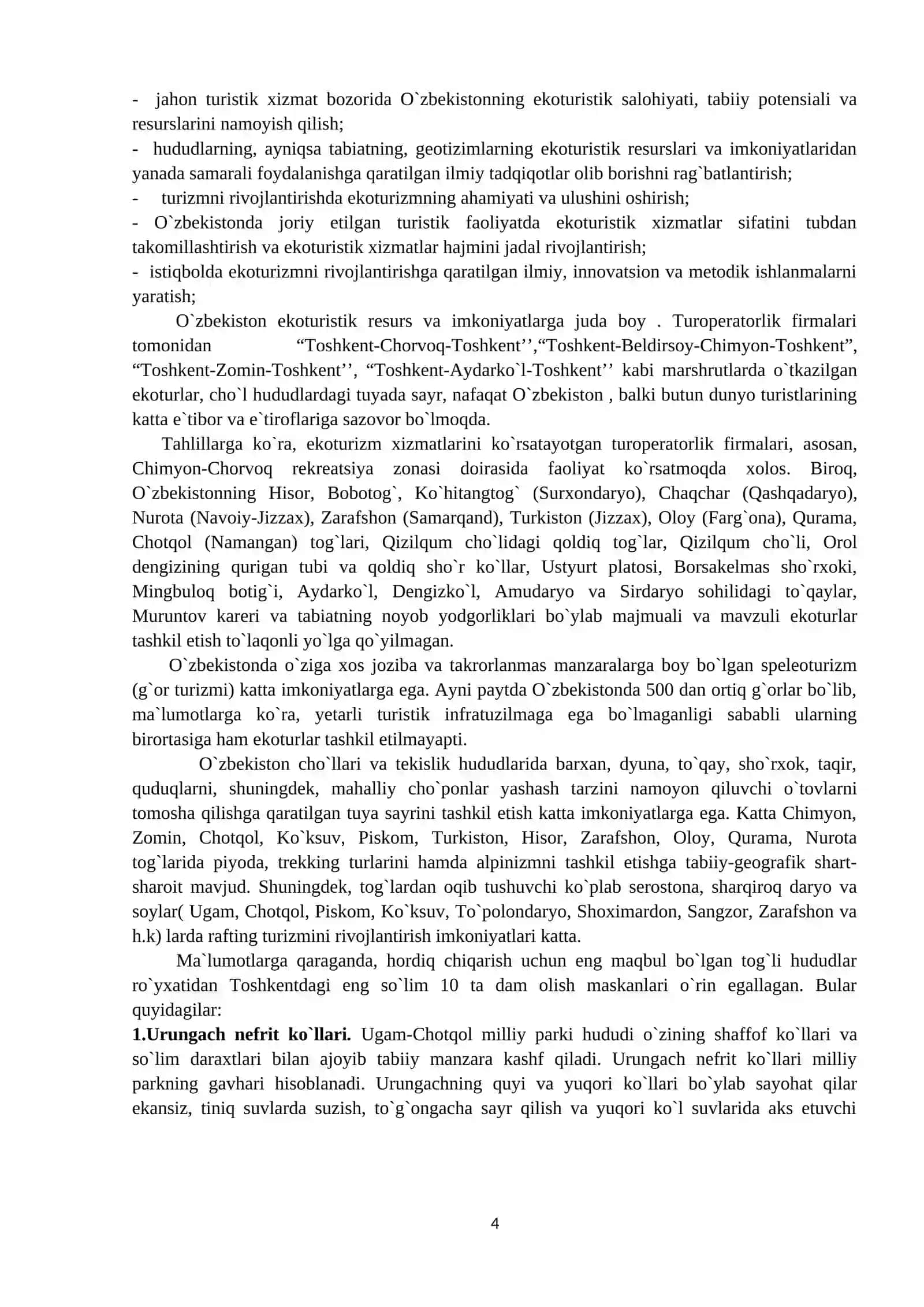 YURTIMIZDA EKOTURIZMNI TASHKIL QILISH VA 4