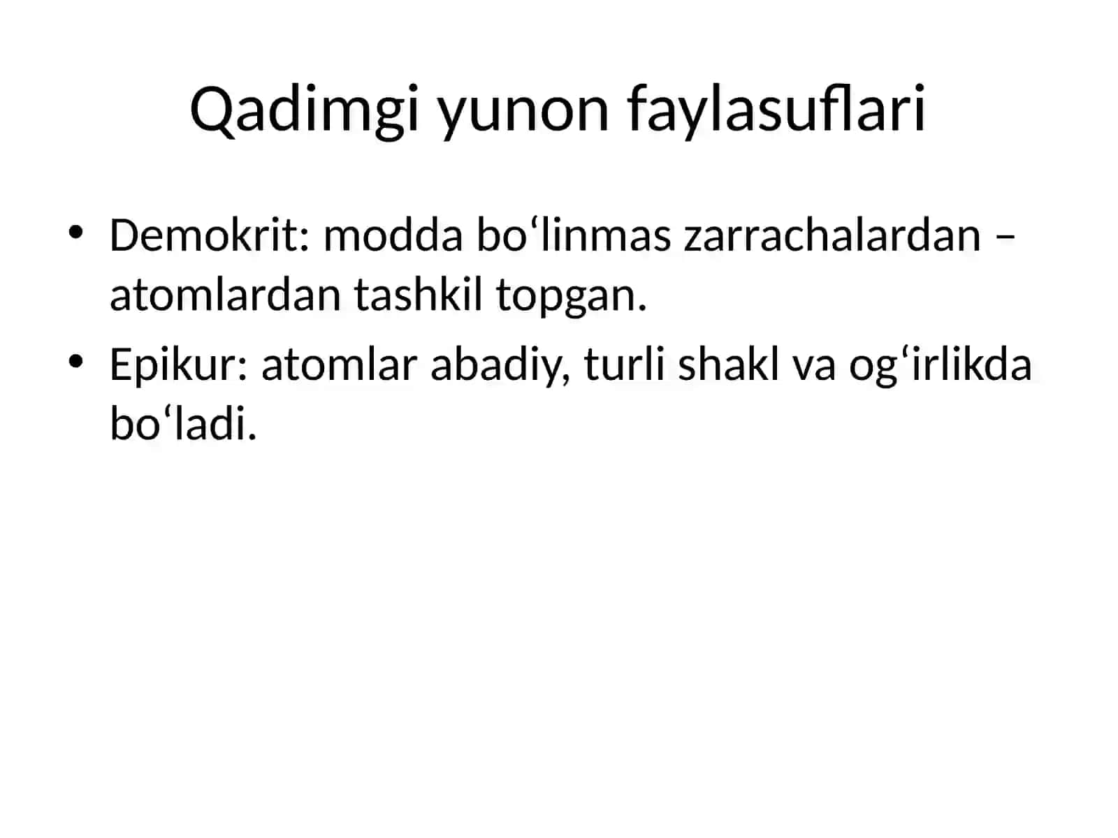 Atom-molekulyar ta'limot kelib chiqish tarixi 4