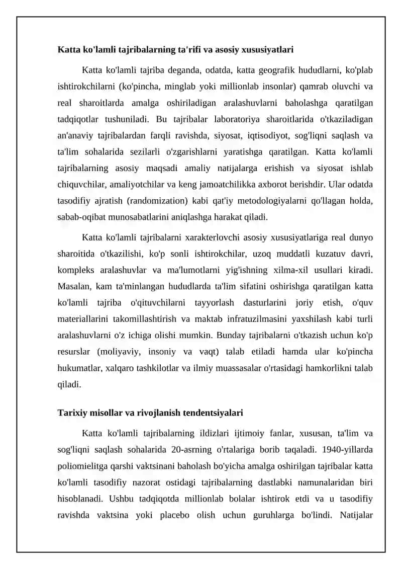 Dunyo miqiyosidagi yirik introduksiya tajribalari 4