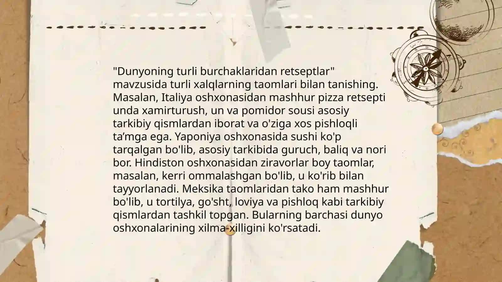 Retsept tarixi va qadimgi an'analar 4