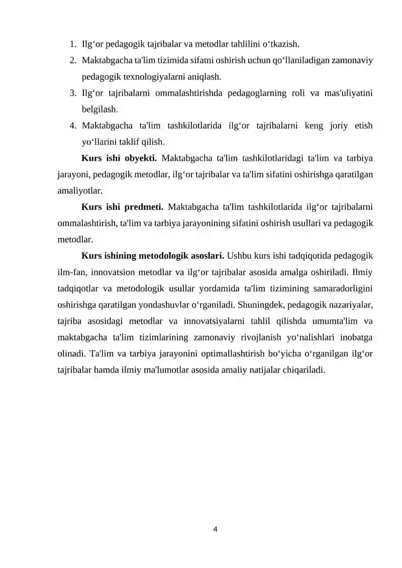 "MAKTABGACHA TA'LIM MENEJMENTI" 4