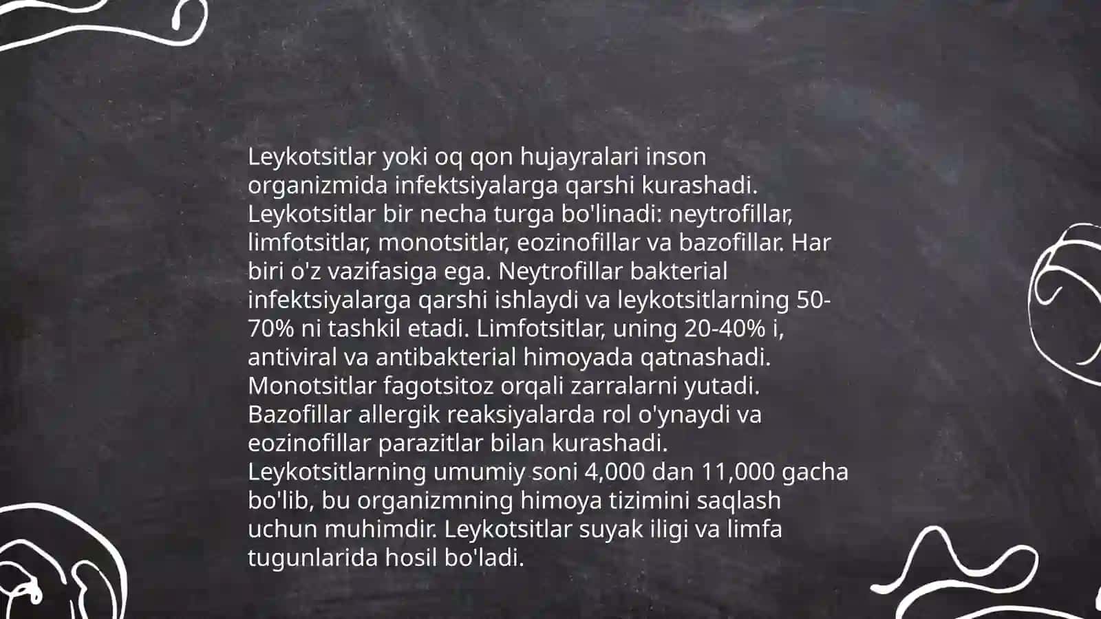 Leykotsitlar (oq qon tanachalari) 4