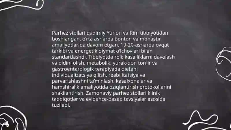 Parhez stollari 4