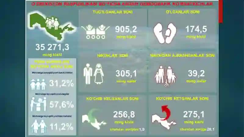 Aholi orasida demografik jarayon va demografik ko’rsatkichlarni hisoblash usullari 4