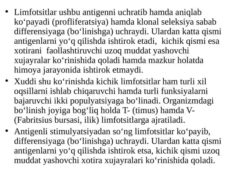 Immuntizim hujayralari 4