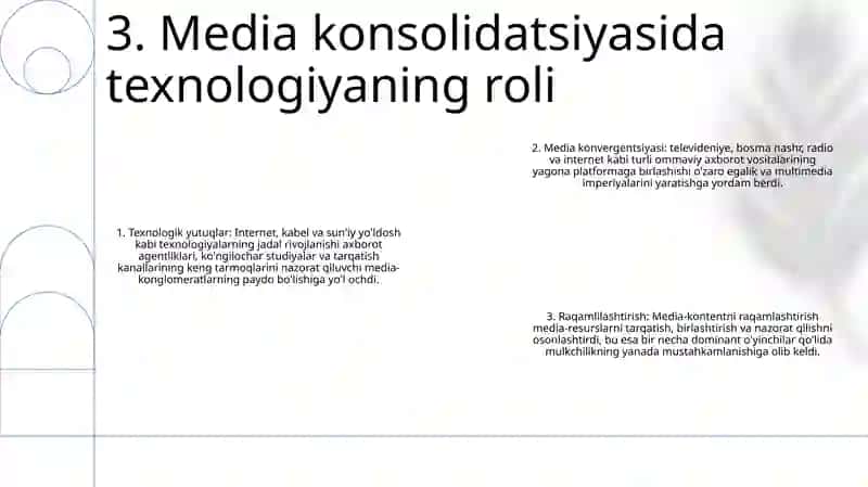 Mediya Sohasining Tuzilishi Va TaʼSiri 4