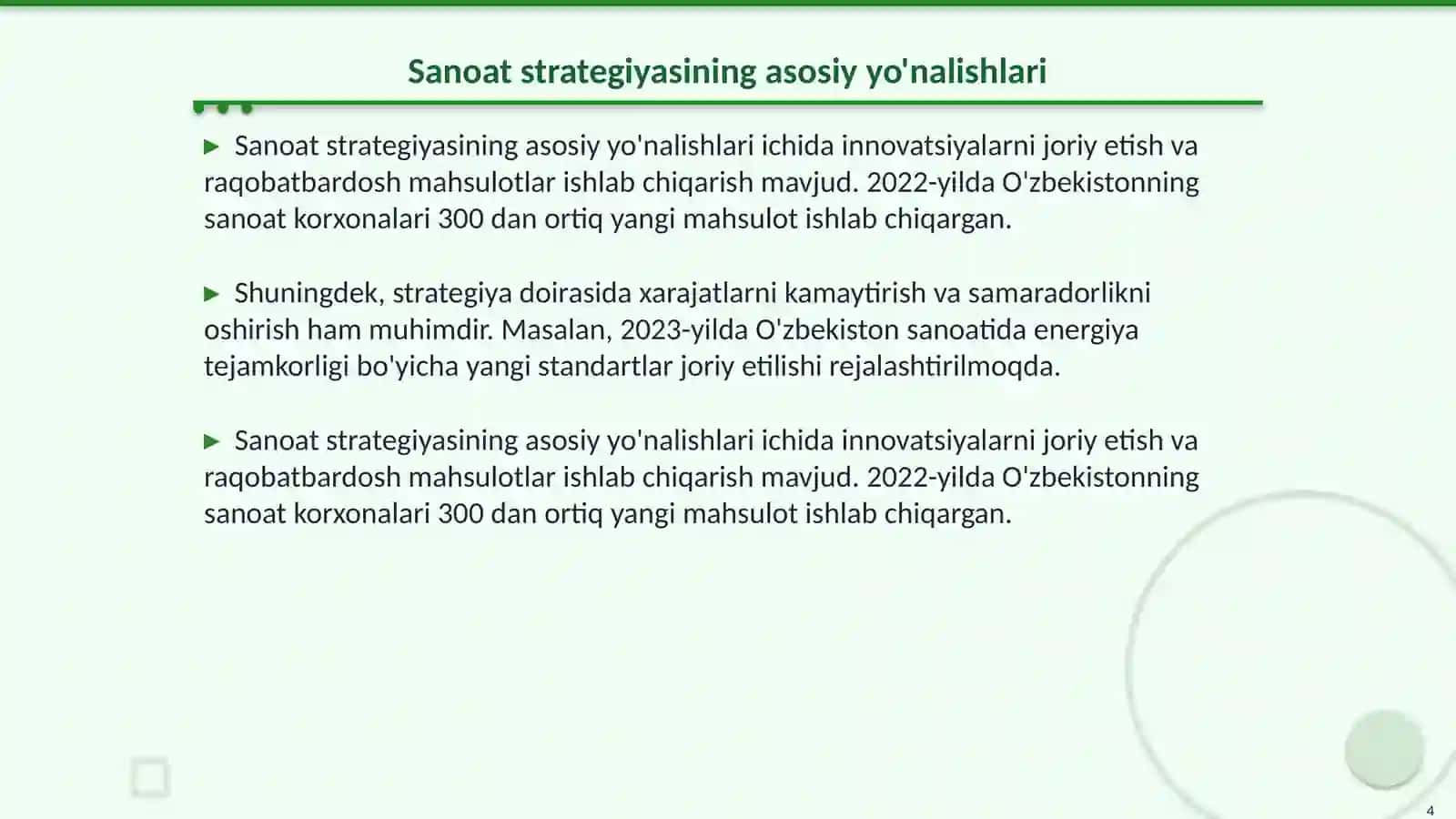 Sanoat korxonasining strategik maqsadlari va strategiyasini shakllantirish 4