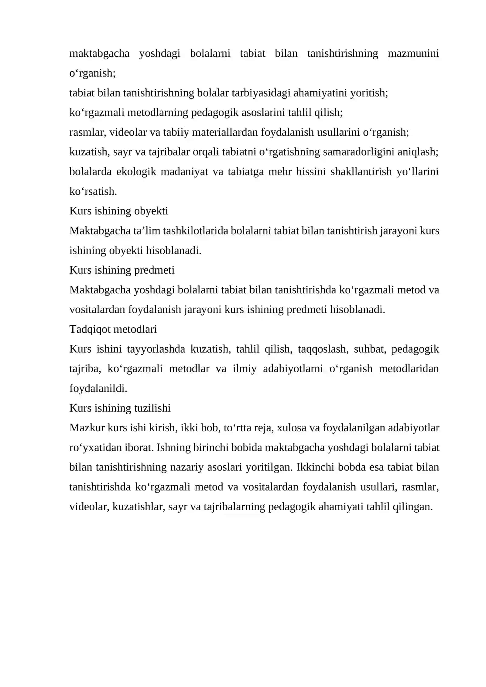 MAKTABGACHA YOSHDAGI BOLALARNI TABIAT BILAN TANISHTIRISHDA KOʻRGAZMALI METOD VA VOSITALARNING AHAMIYATI 4