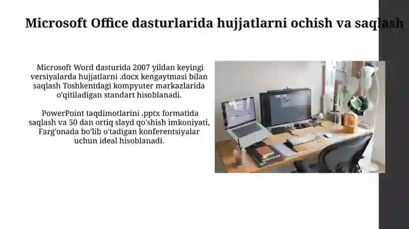 Microsoft Office dasturlarida yuridik hujjatlar bilan ishlash 4