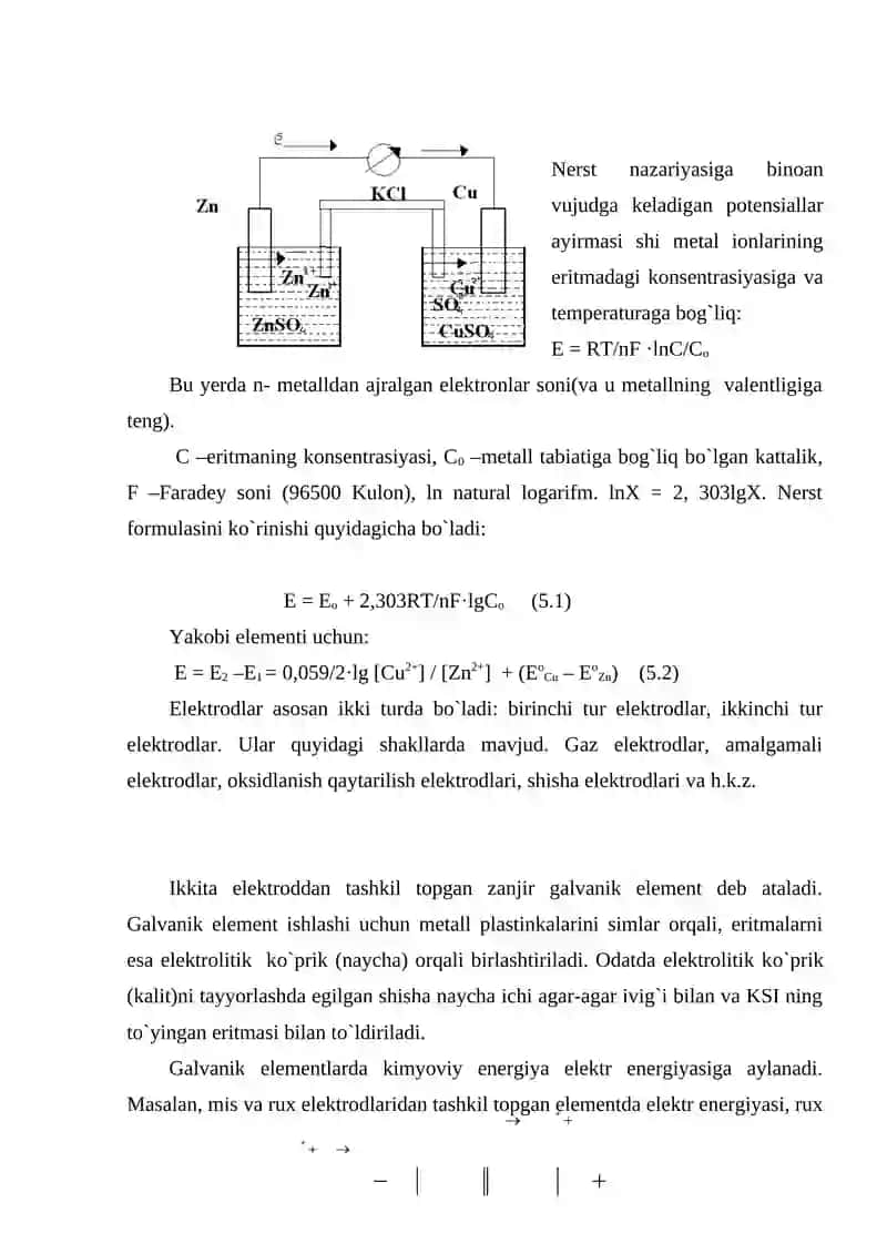 Elektro kimyoviy jarayonlar 4