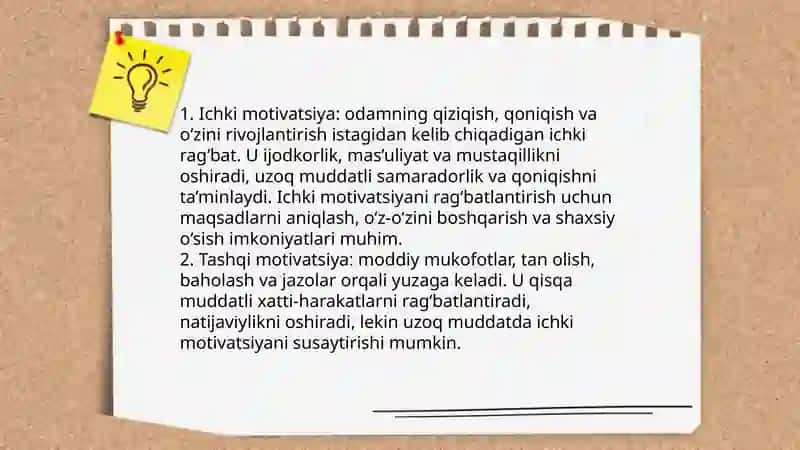 Motivatsiya Nazariyalari 4