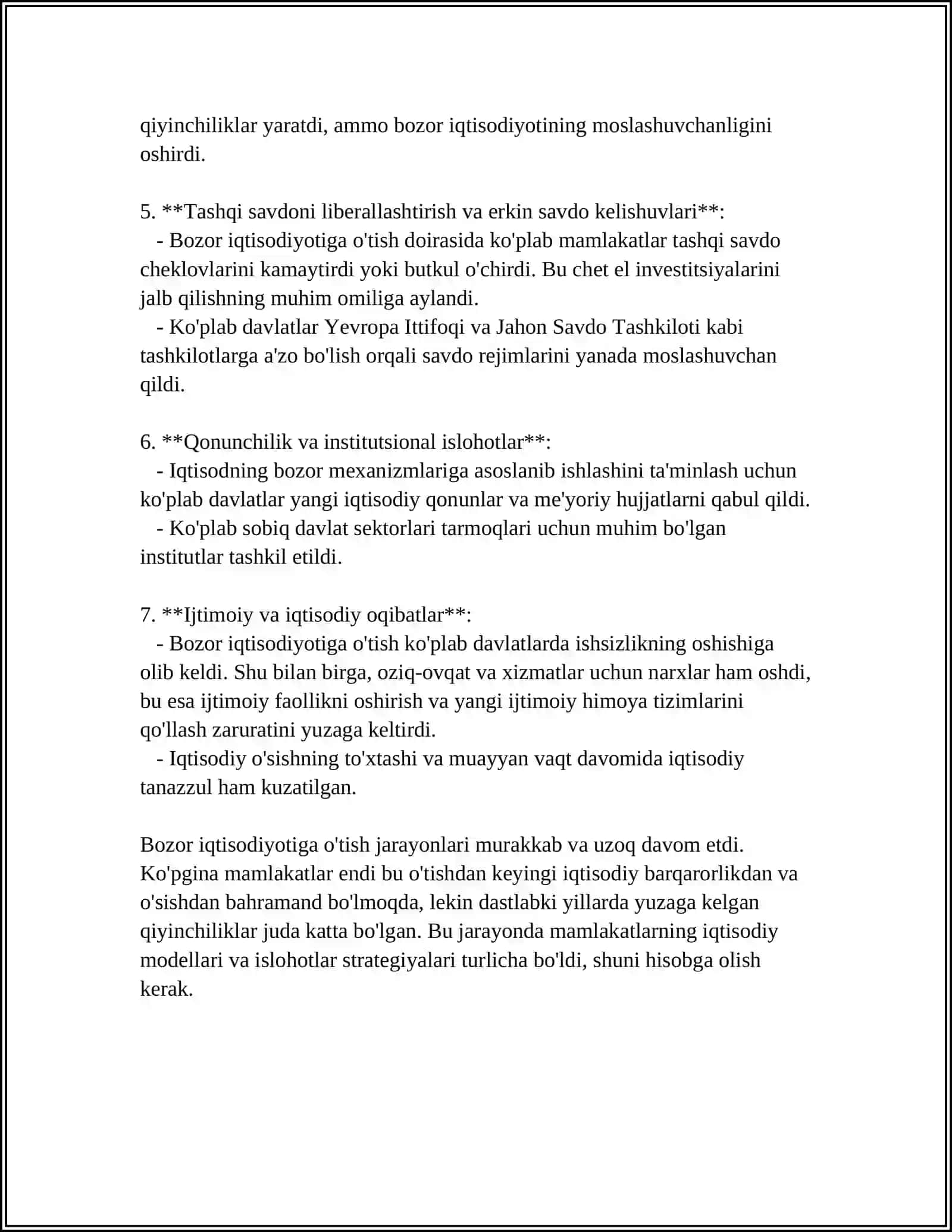 ÕZBEKISTONDA BOZOR INFRATUZILMASINING SHAKILLANISHI 4