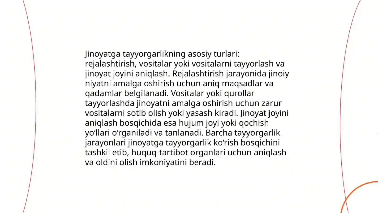 Jinoyatga tayyorgarlik koʻrish 4