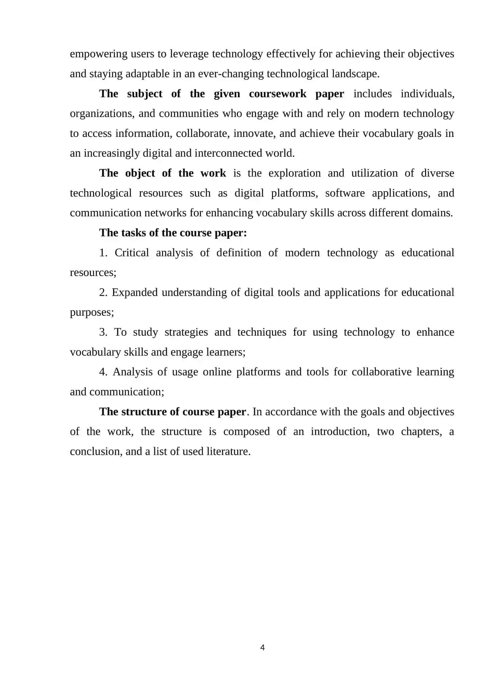 Using innovative technologies in project method of teaching foreign language 4