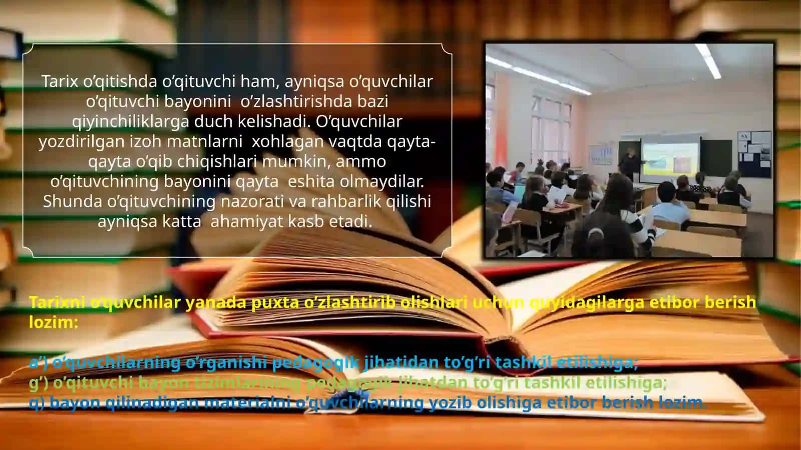 TARIX O’QITISHNING OG’ZAKI VA KO’RGAZMALI USULLARI 4
