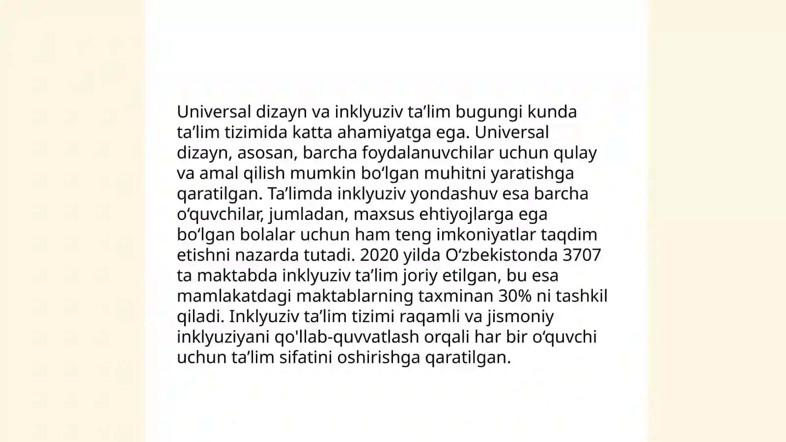 Taʼlimning universal dizayni va individual taʼlim dasturi 4