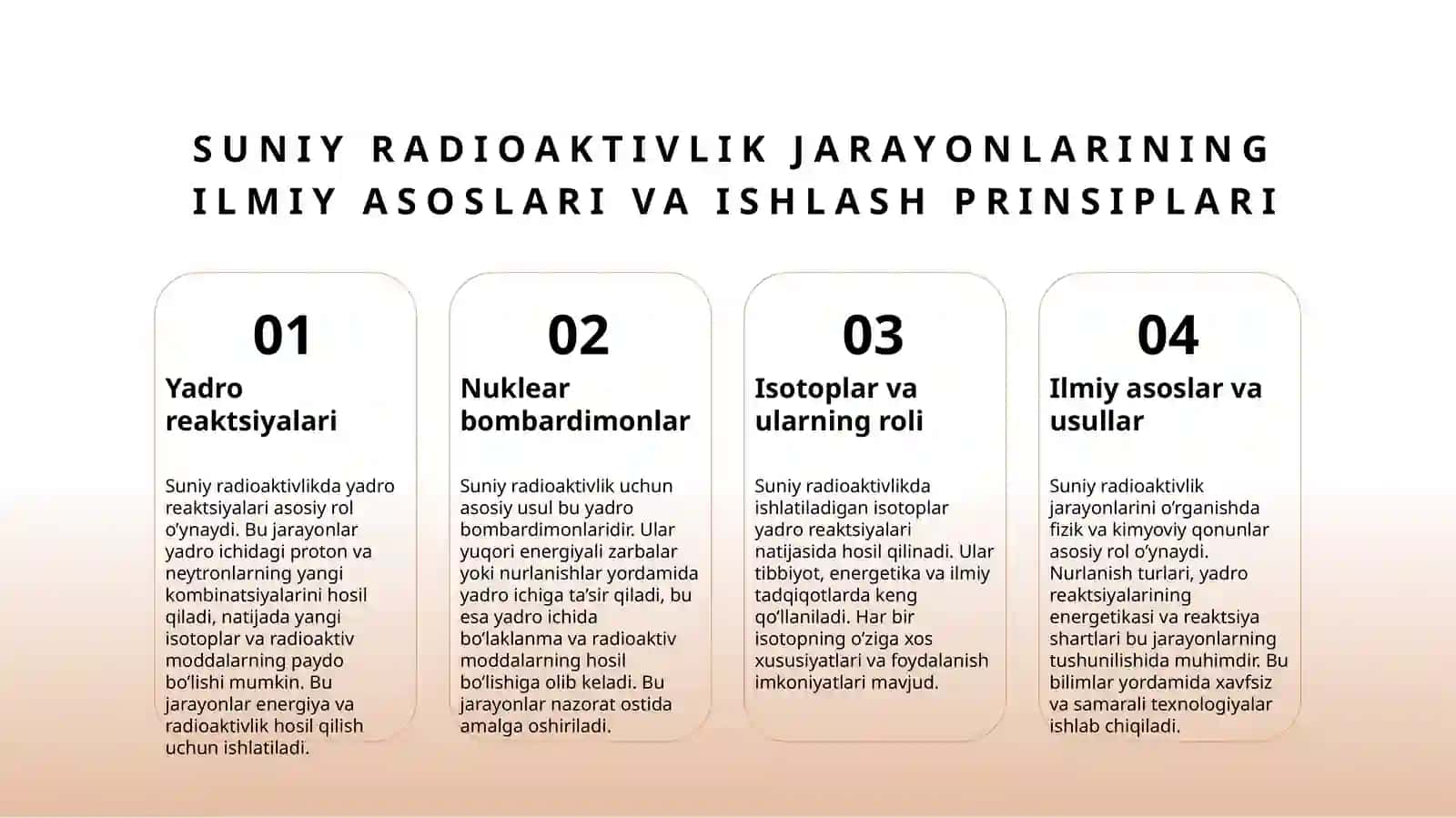 Suniy radio aktivlik va uning ahamiyati 4