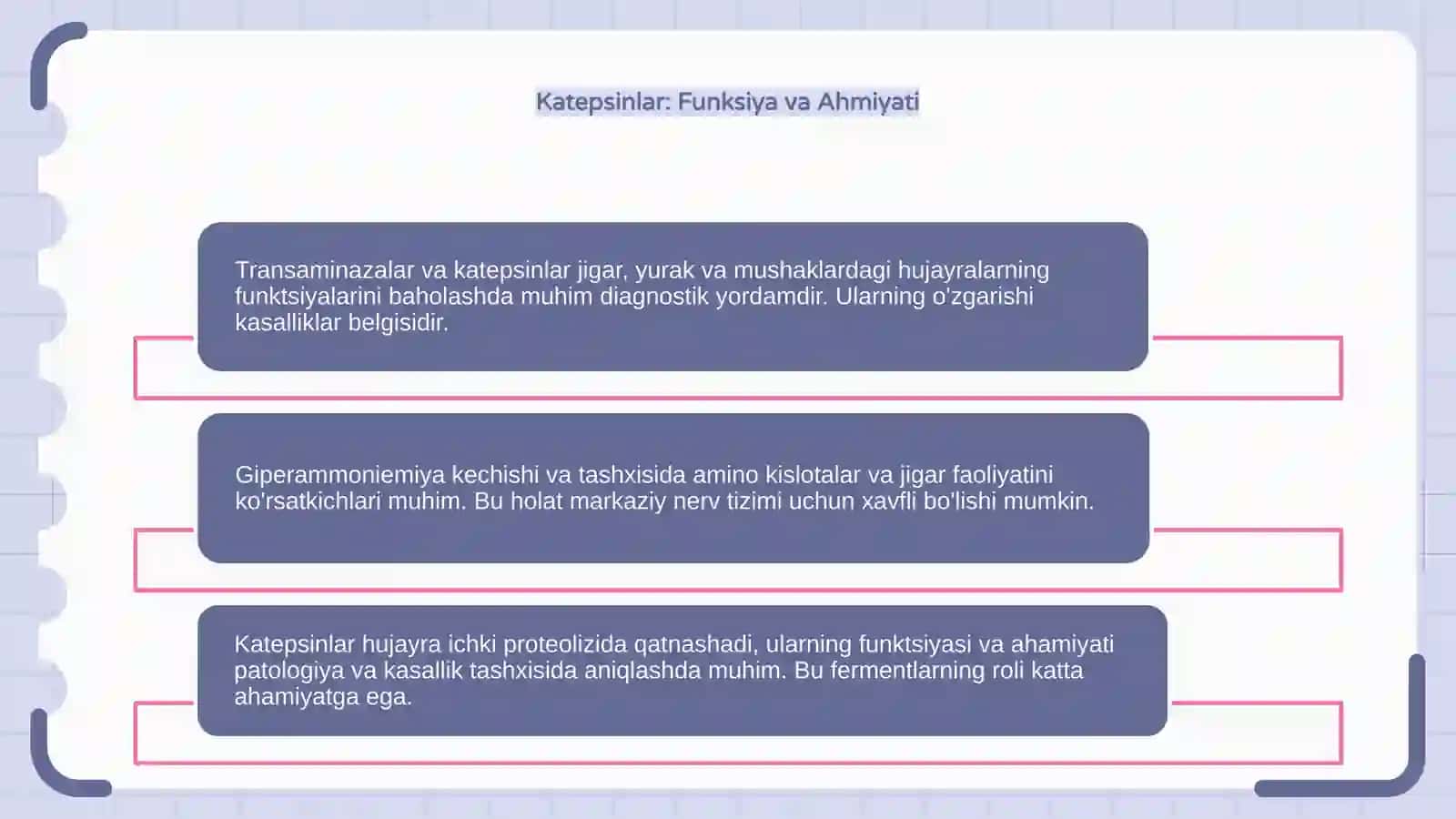 Transaminazalar, katepsinlar, Giperammoniemiya turlari 4