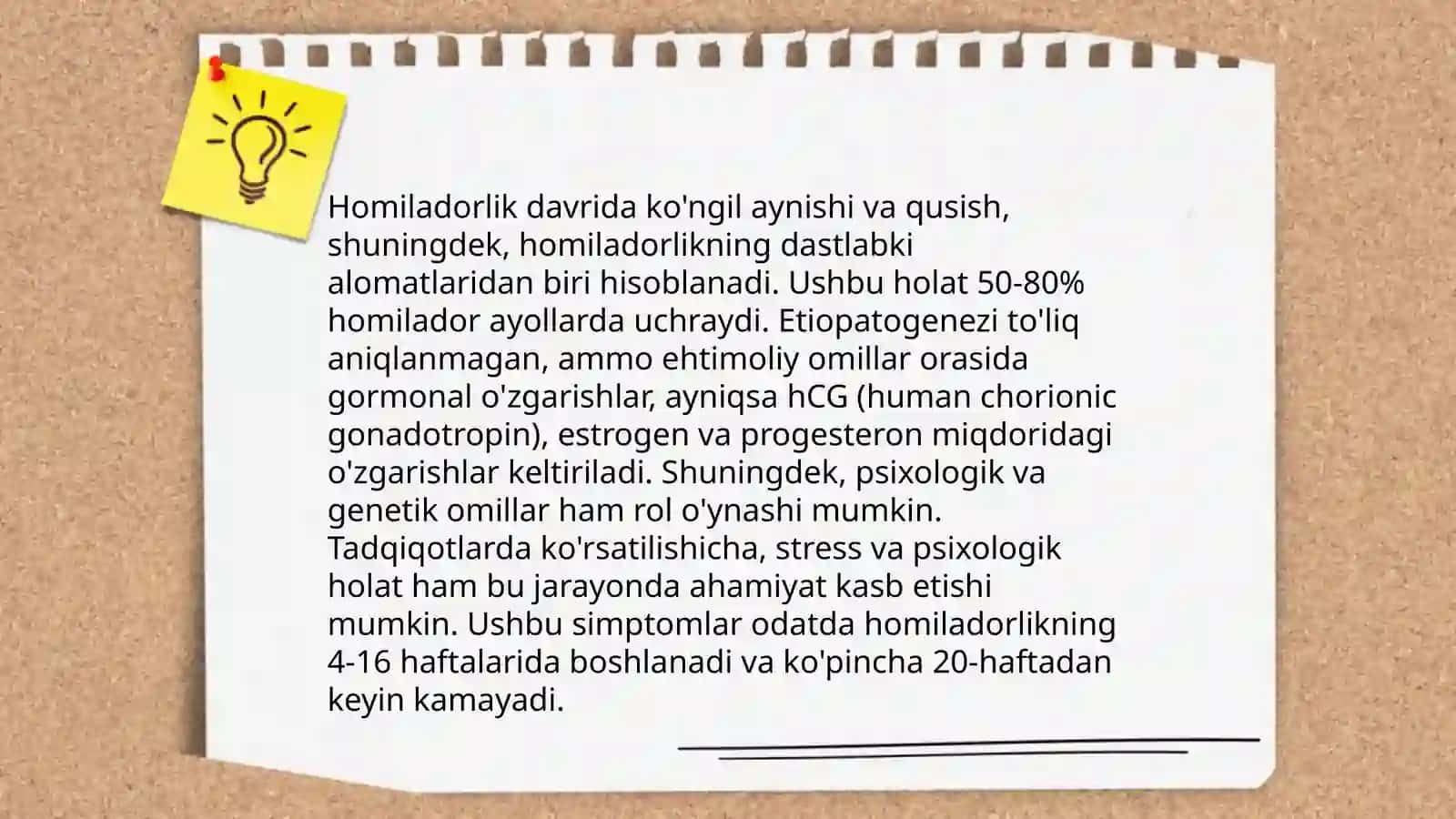Homiladorlar ko'ngil aynishi va qusishi 4