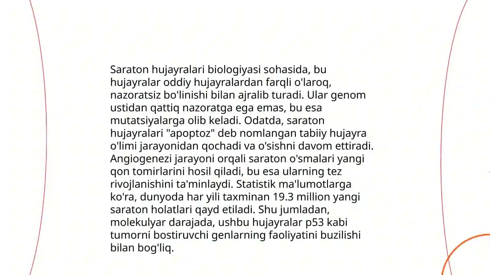 Ionlantiruvchi nurlarning saraton hujayralariga taʼsiri 4