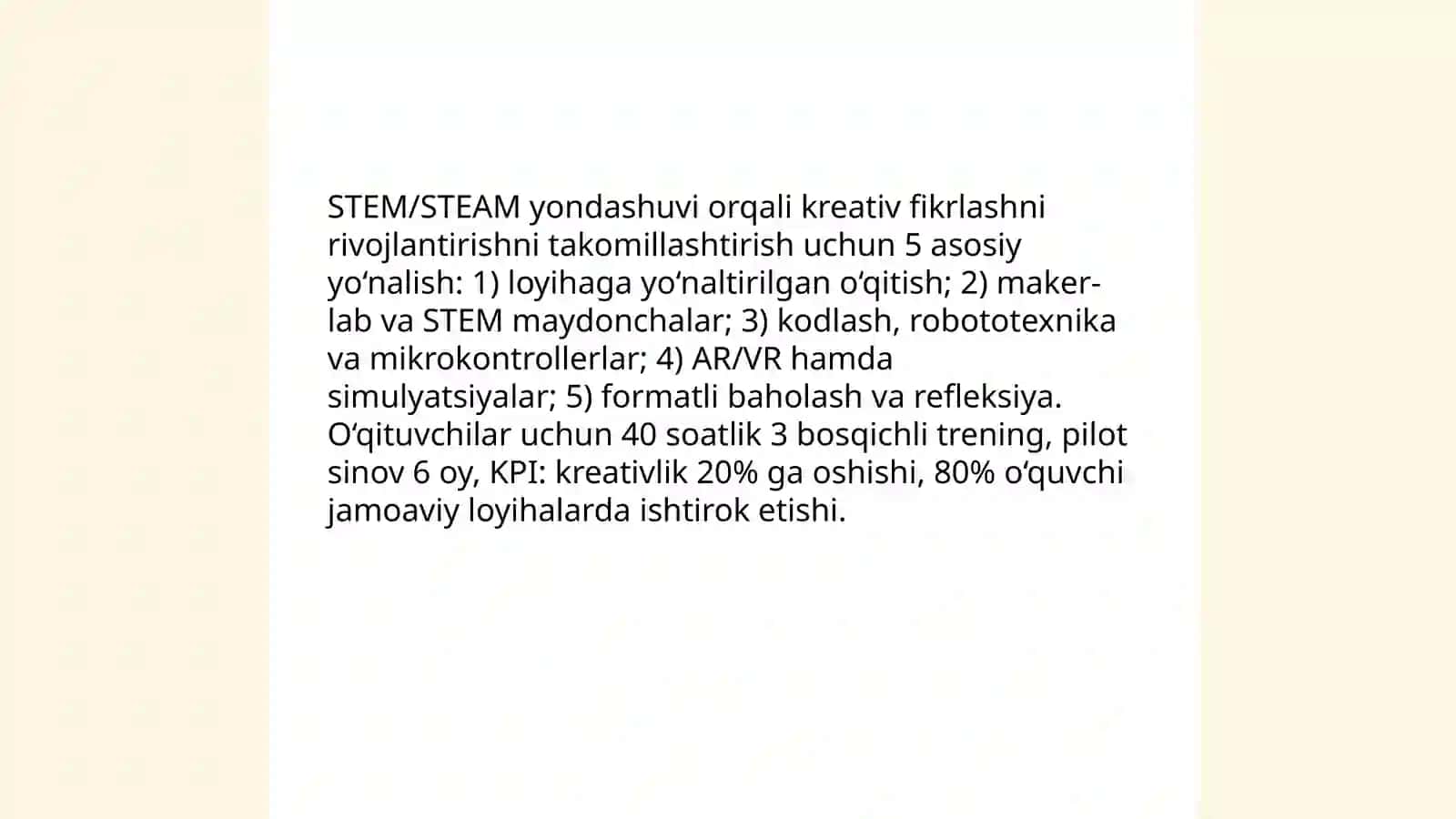 Innovatsion pedagogik texnologiyalar va talabalarning kreativlik kompetensiyasini rivojlantirish: nazariy asoslar va metodologiya 4