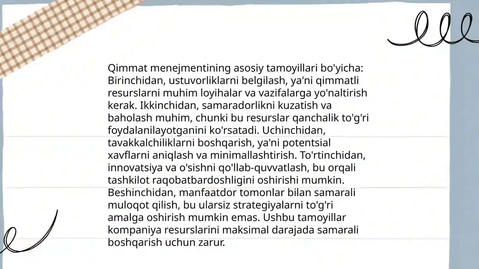 Оpеrаtsiоn qiymаt mеnеjmеnti mаzmuni vа mоhiyati 4