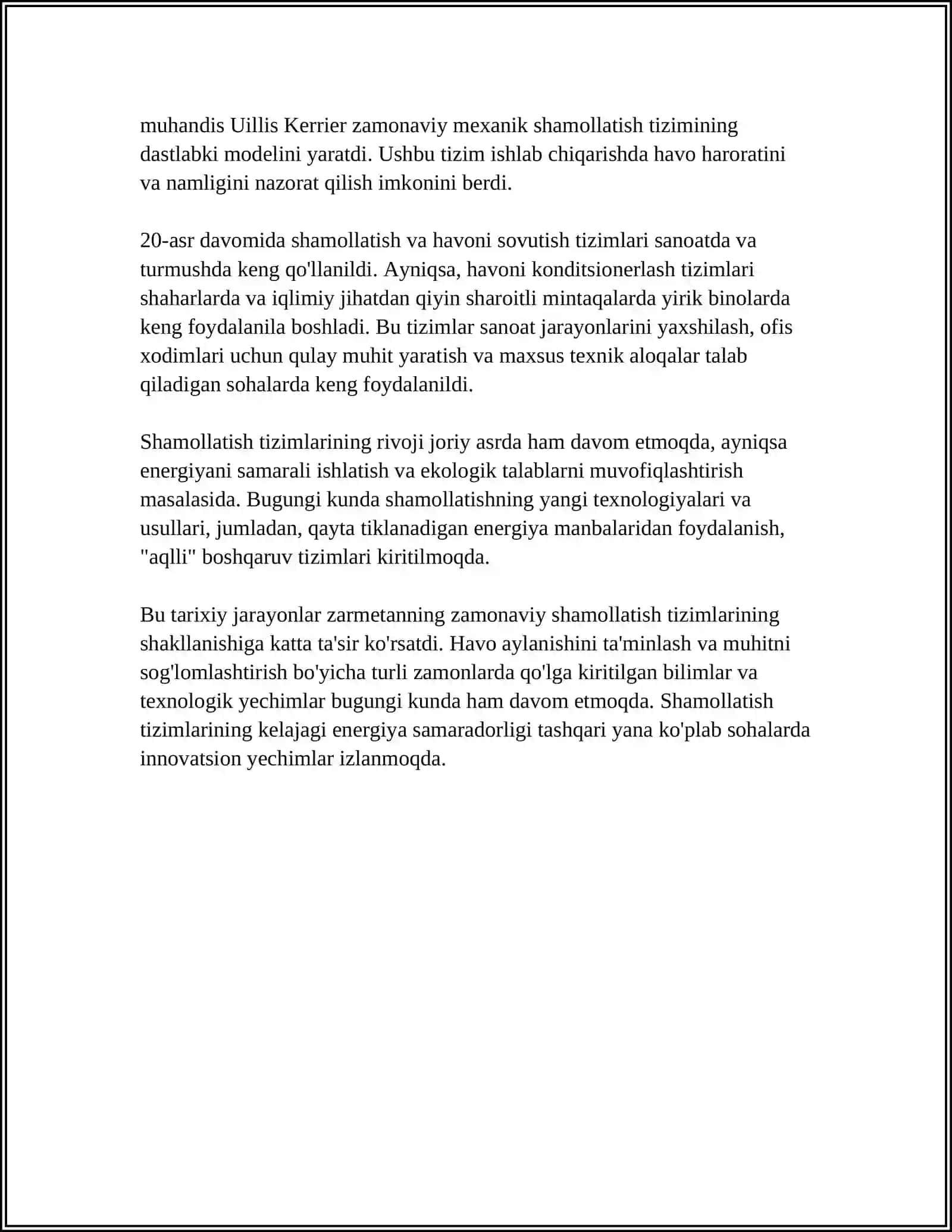 ZARMETAN KONINING SHAMOLLATISH TIZIMLARI 4
