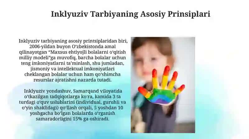 Imkoniyati cheklangan bolalarni inklyuziv ta'lim va tarbiyalash konsepsiyasi 4