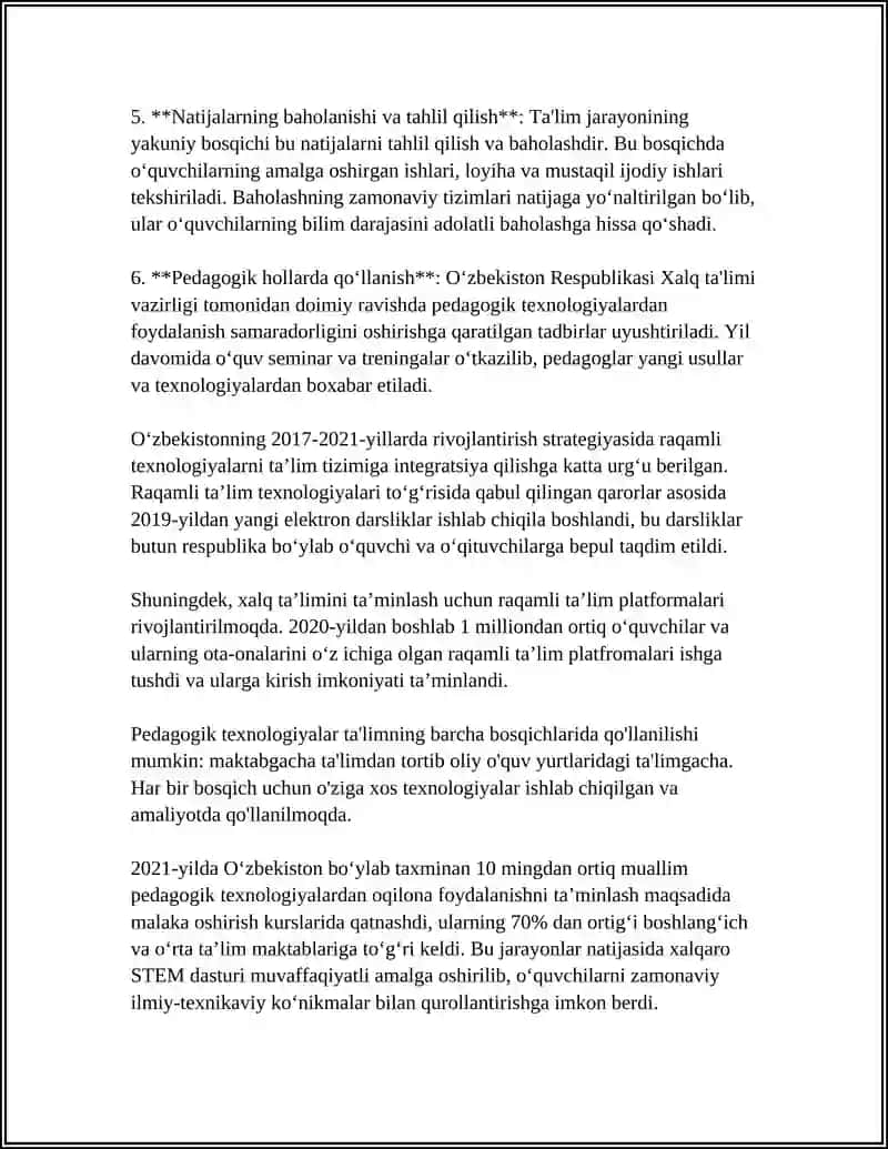 PEDAGOGIK TEXNOLOGIYA NAZARIYASI 4