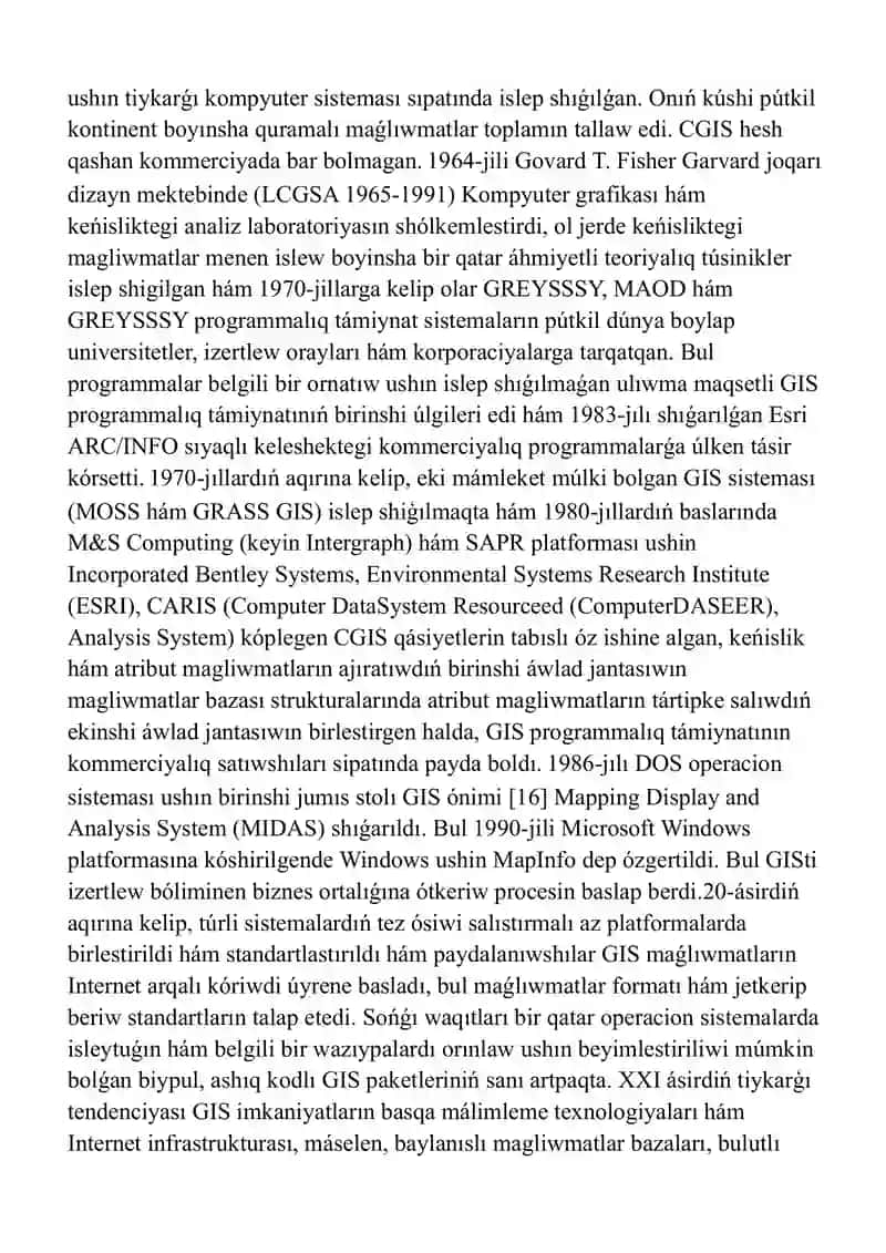 Geografiyaliq informatsiya sistemasinin` du`zilisi 4