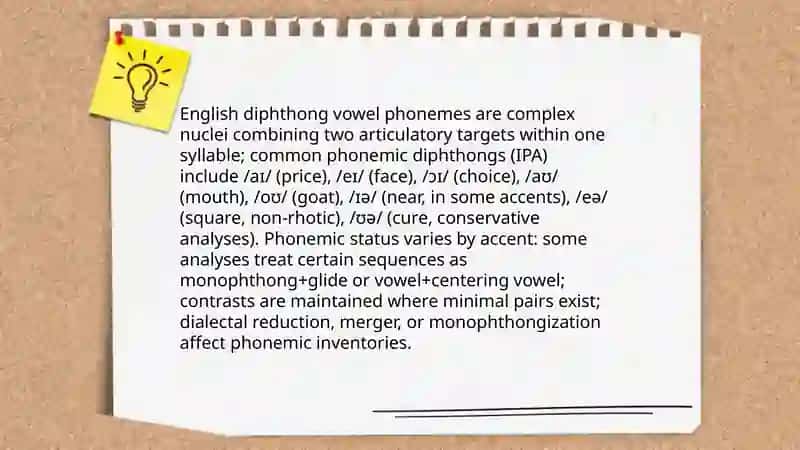 Vowel phonemes 4