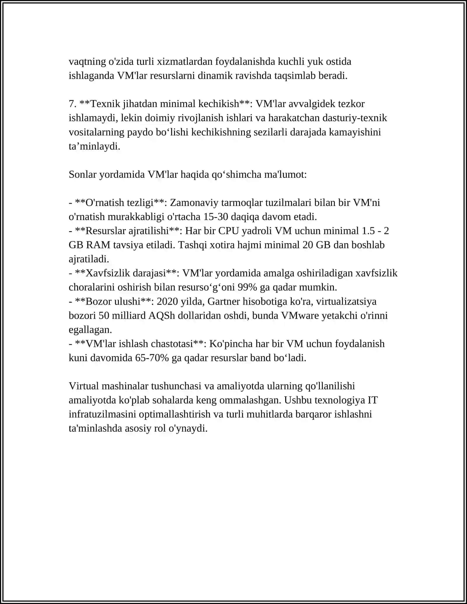 Virtual mashinalarni yaratish va ularga xizmat ko'rsatish 4