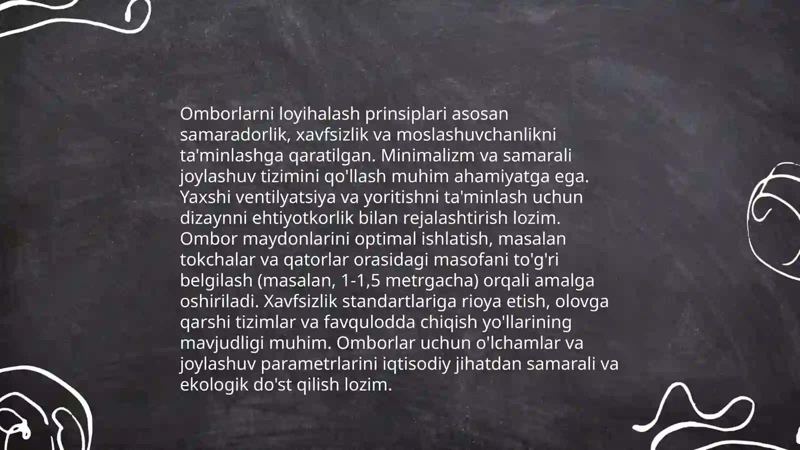 Zamonaviy saqlash omborlari tuzilishi,turlari va jihozlari 4