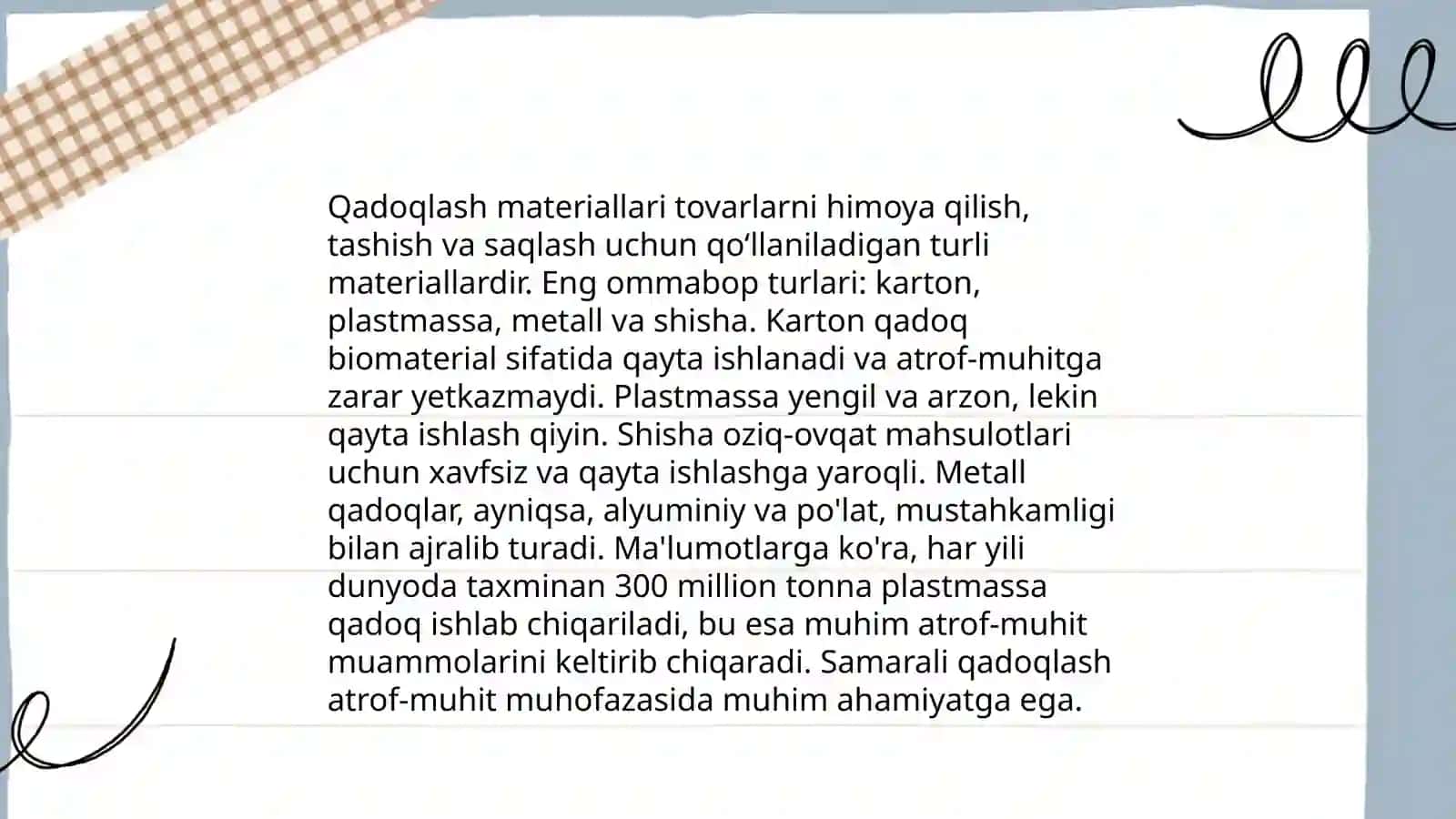 Idishlar va qadoqlashing samaradorligini baholash 4