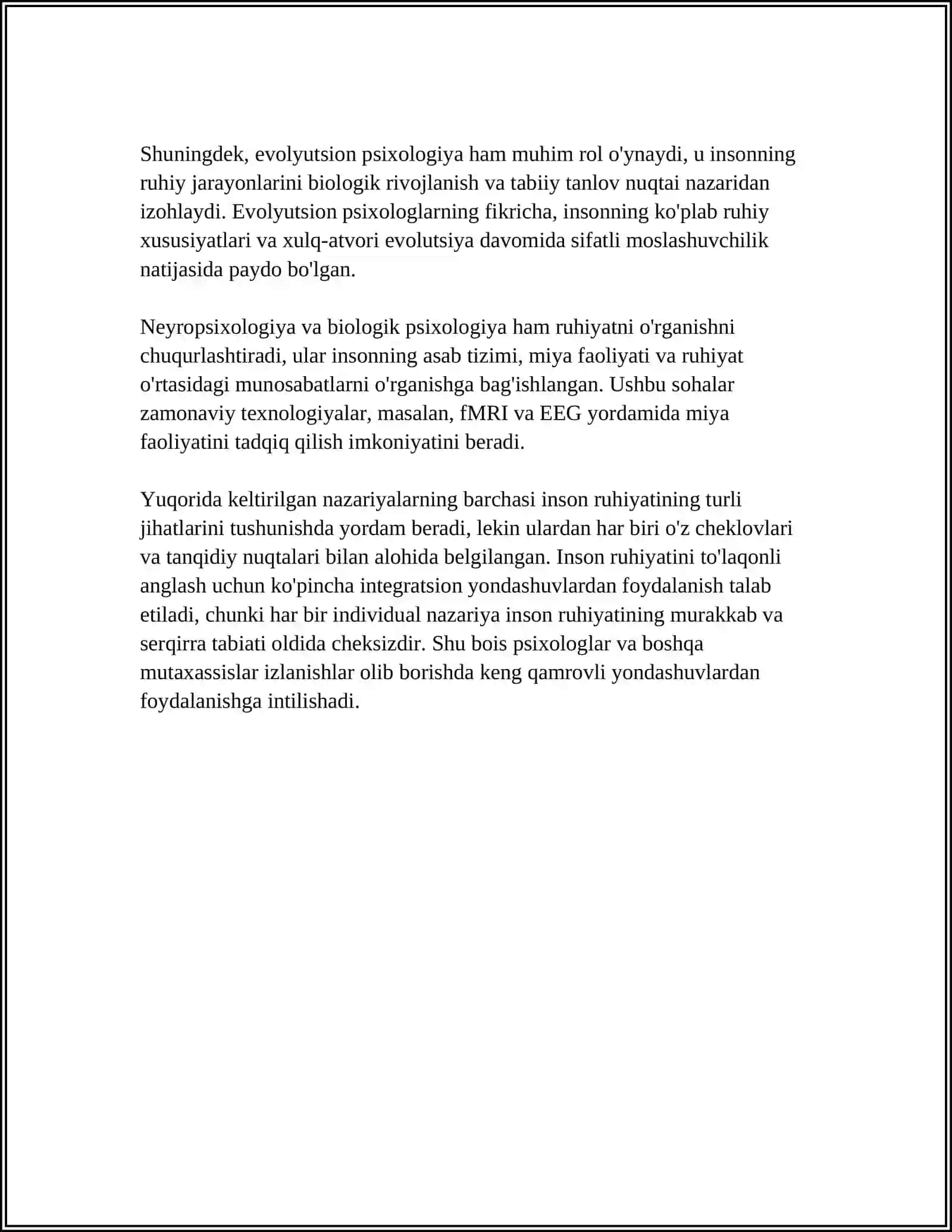 PSIXOLOGIYA ILMI INSON RUHIYATINING INJINERI SIFATIDA 4