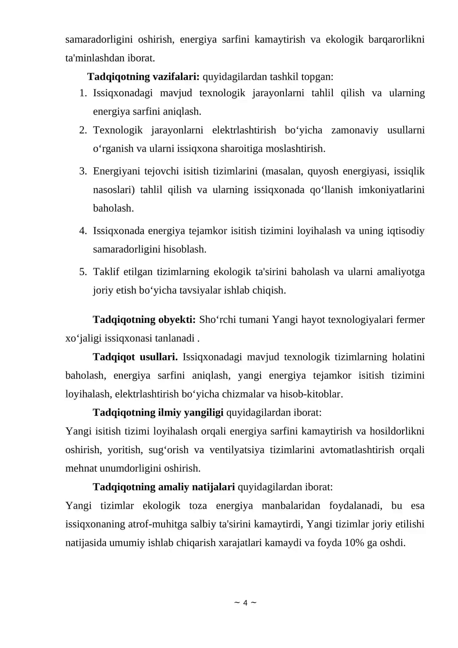 ISSIQXONA BMI 4