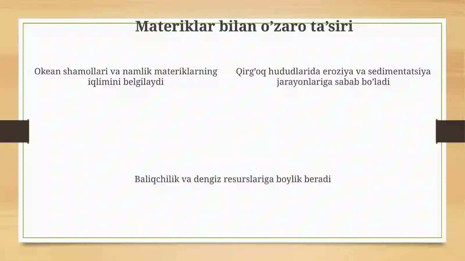 Atlantik okeanini atrofda gi materiklar tabiatiga tasiri 4