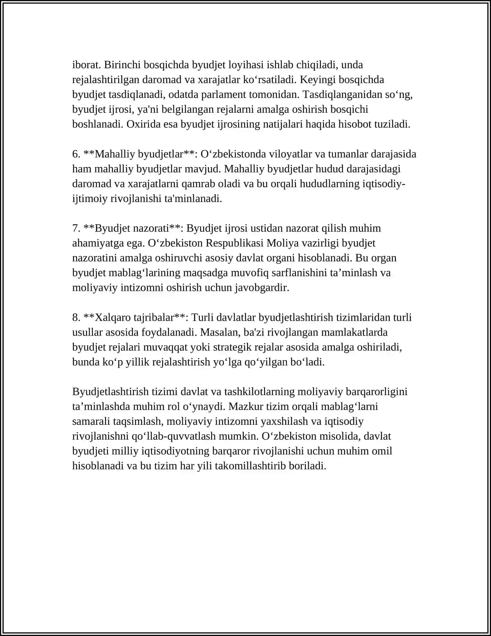BYUDJETLASHTIRISH TIZIMINING KORXONA SAMARADORLIGIGA TA’SIRI 4