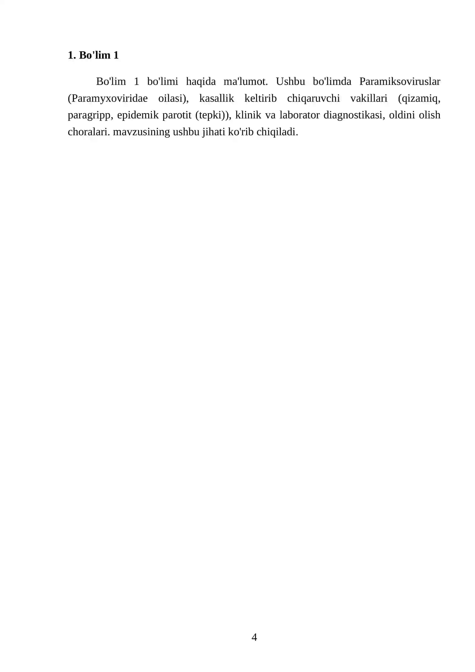 Paramiksoviruslar (Paramyxoviridae oilasi) 4