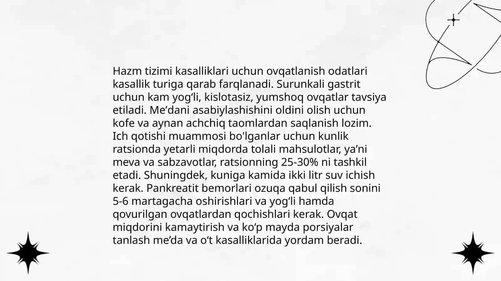 Hazm tizimi kasalliklari bo'lgan bemorlar bilan muloqot 4