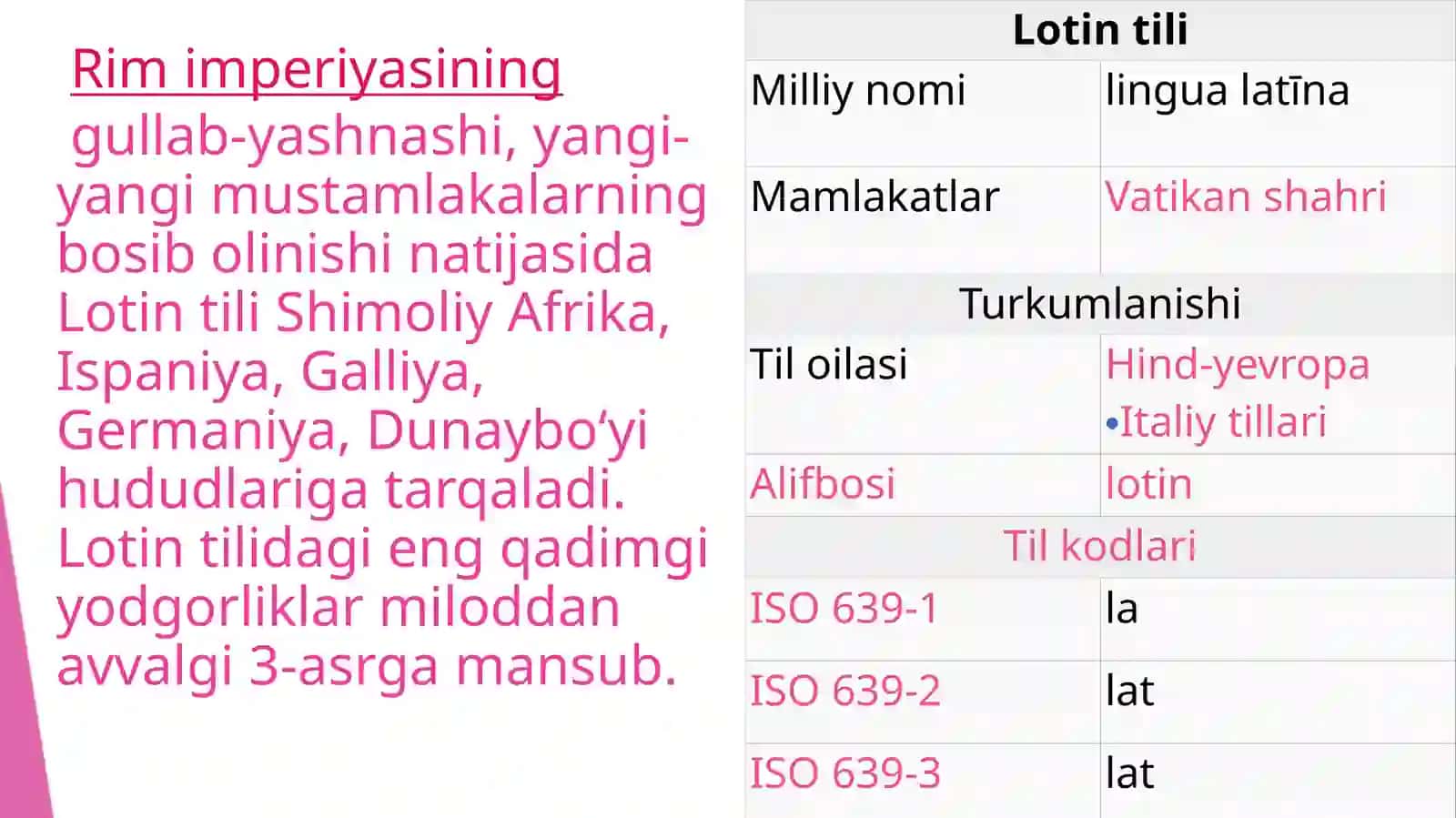 Profissional tillar va ularning milliy tilda asosiy xususiyatlarlari 4
