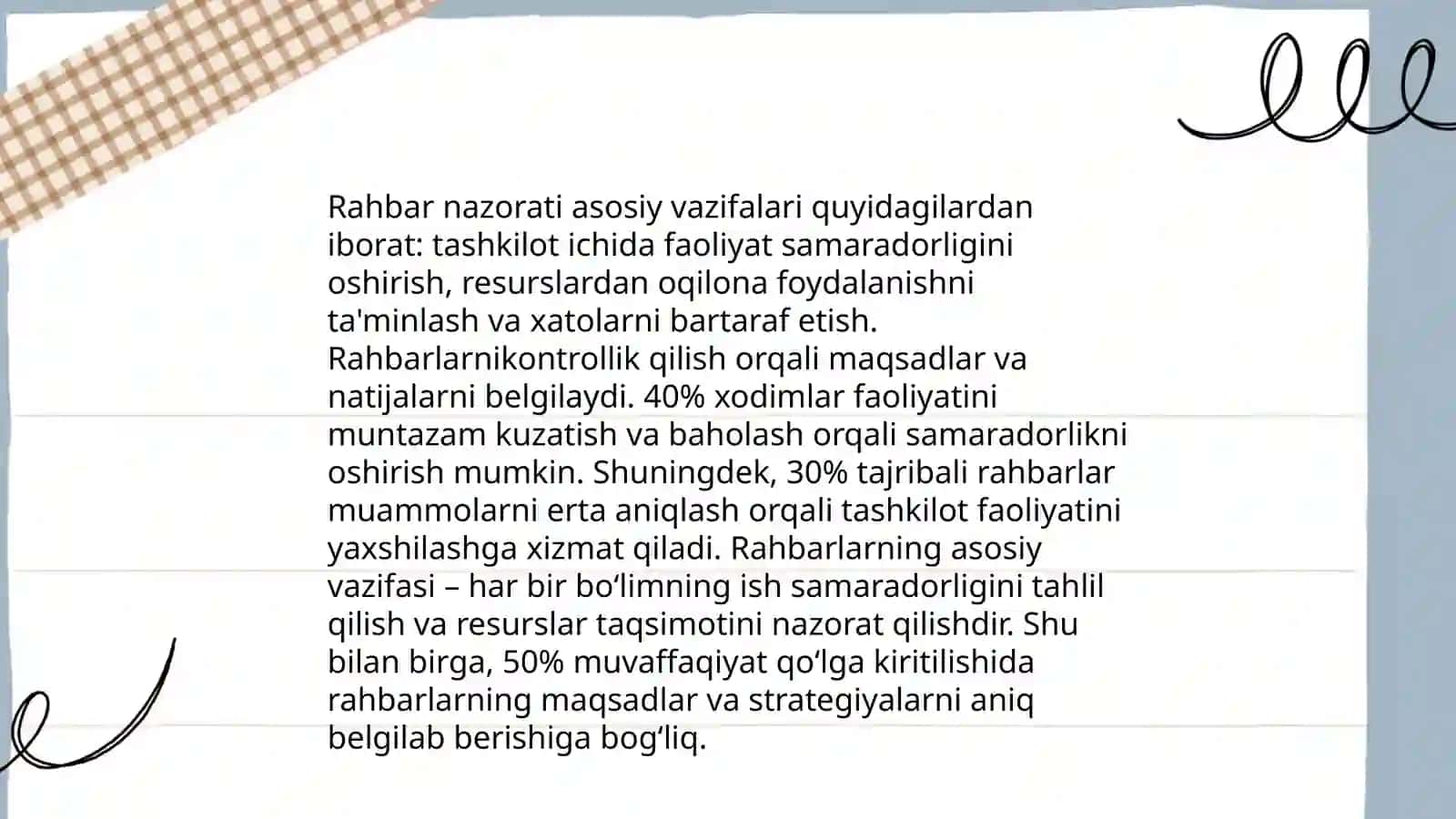 Dastur talablarining bajarilishida raxbar nazorati 4