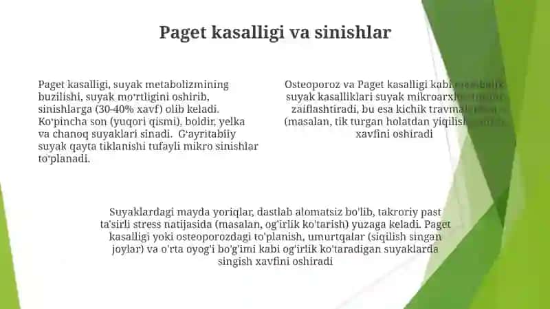 Mikrotvamalar Tufayli Suyaklarning Shikastlanishi 4