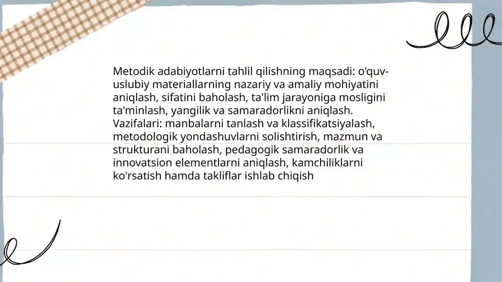 Metodik adabiyotlarni tahlil qilish 4