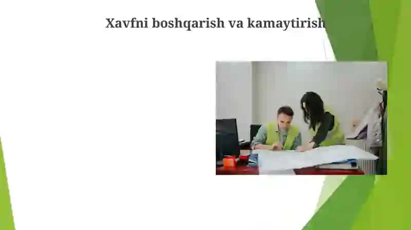 Xavfni boshqarish va kamaytirish 4
