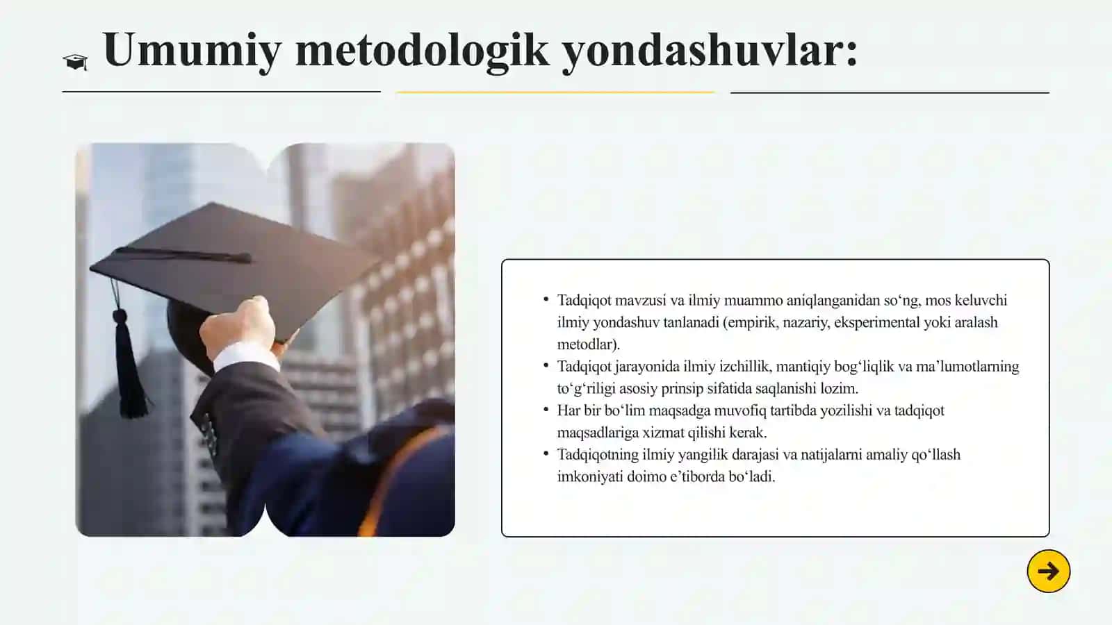 MAGISTRLIK VA PHD DISSERTATSIYALARINI TAYYORLASH METODOLOGIYASI 4