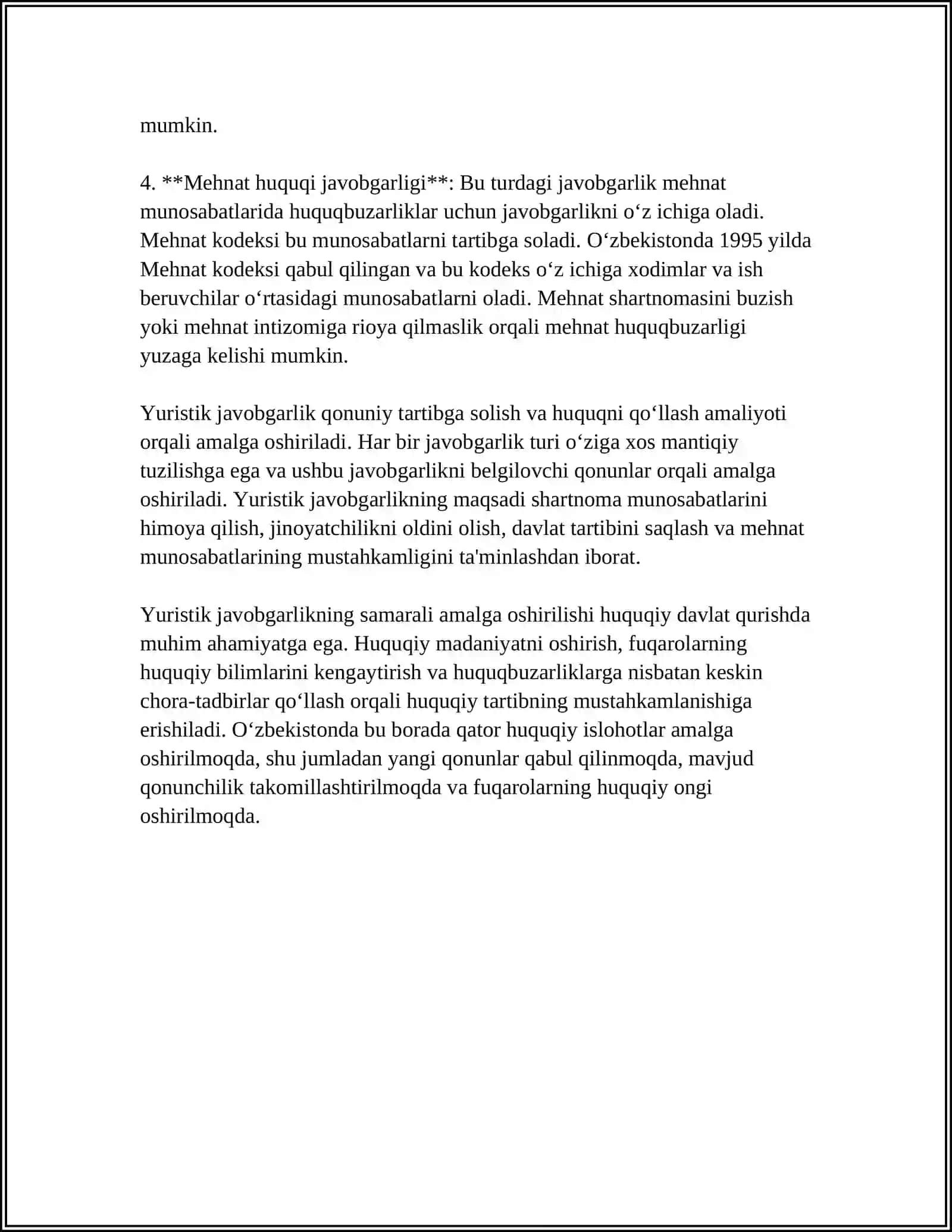 Yuristik javobgarlik tushunchasi 4