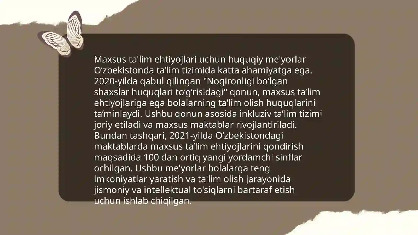 Imkoniyati cheklangan bolalarga maktab va sinf xonalarini moslashtirish va korreksion yordam korsatishning huquqiy pedagogik aspektlari 4