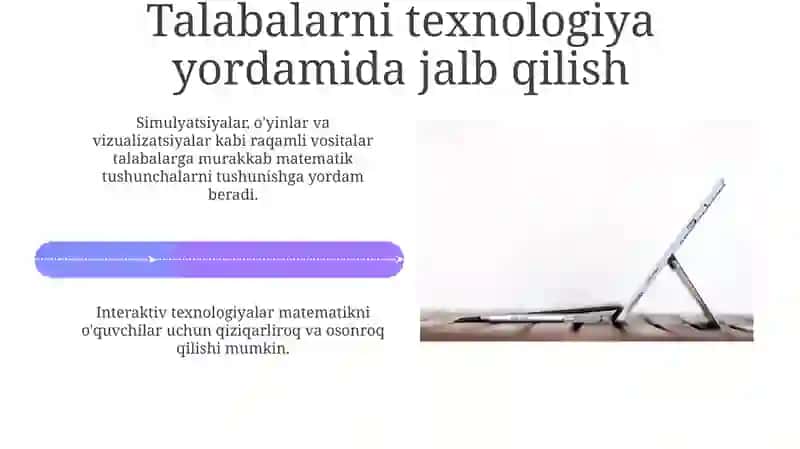 Matematika Ta'limi uchun Interaktiv Texnologiyalar 4